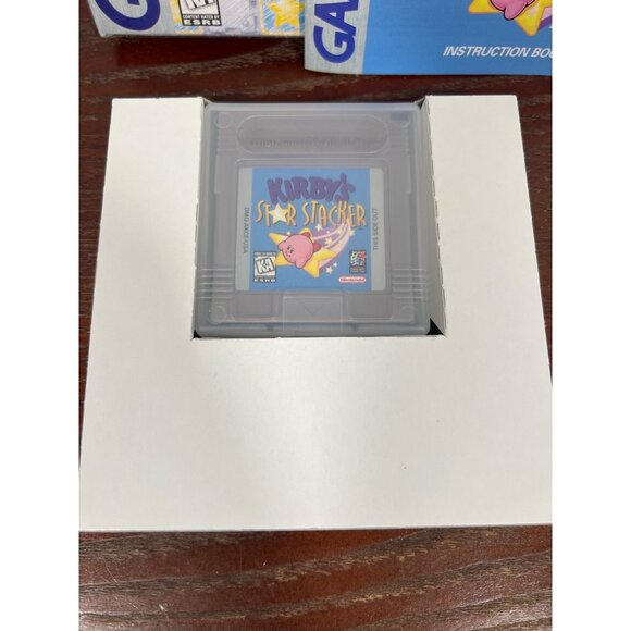 Kirbys Star Stacker Game Boy Cartridge Complete In Box Vintage 1997 Nintendo - Picture 2 of 5